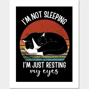 I'm Just Resting My Eyes Funny Balding Dad BOD funny dad joks Posters and Art